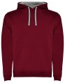 Heren Hoodie Urban Rolly SU1067 garmt red-grijs